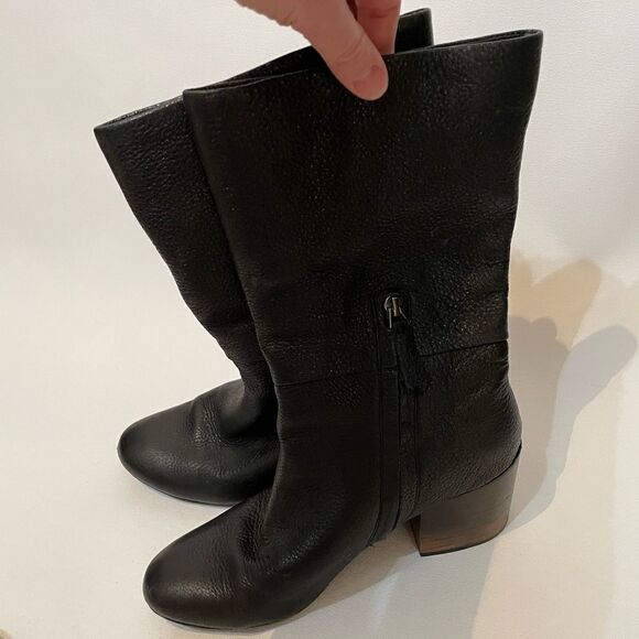 Levity Betty boots size 8.5 black leather - Picture 4 of 8